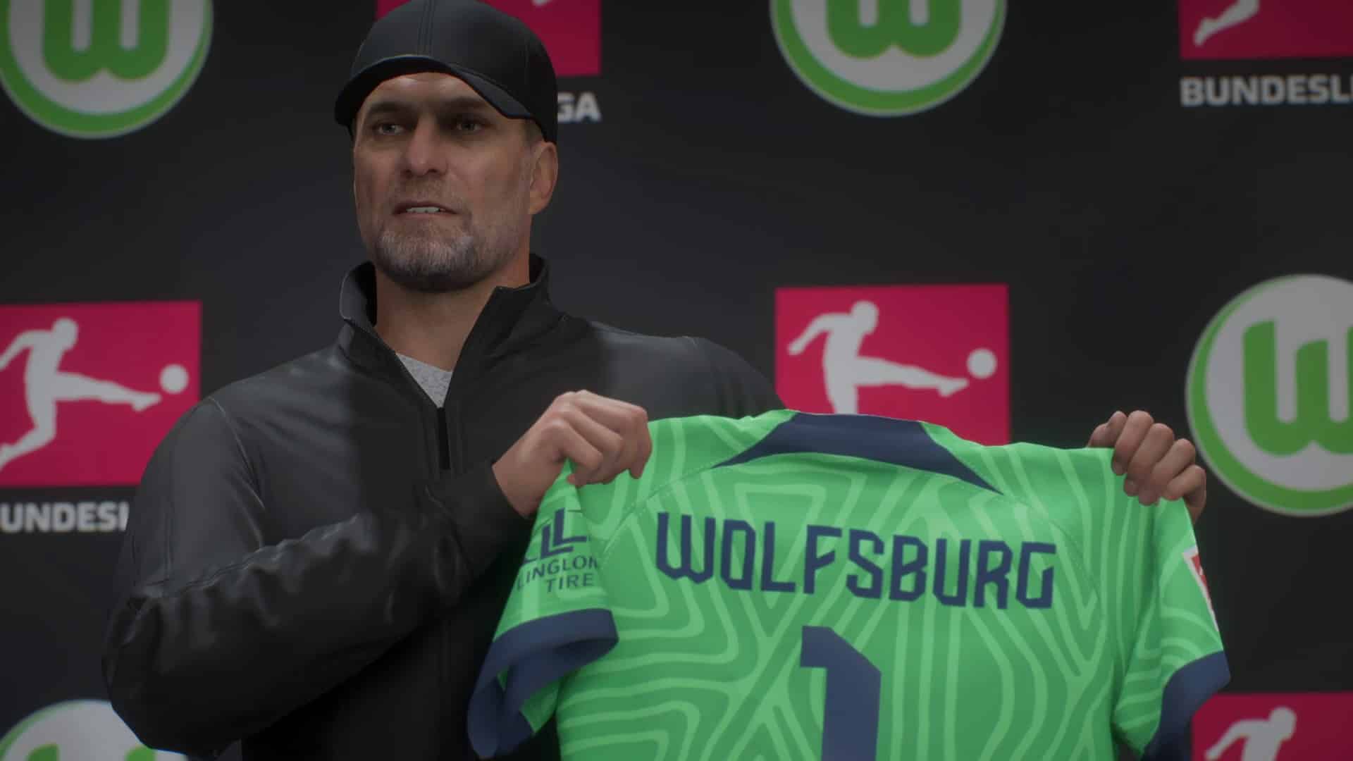 (Kloppo como entrenador de la VFL. Los aficionados del Wolfsburgo sólo pueden soñar con eso en este momento)