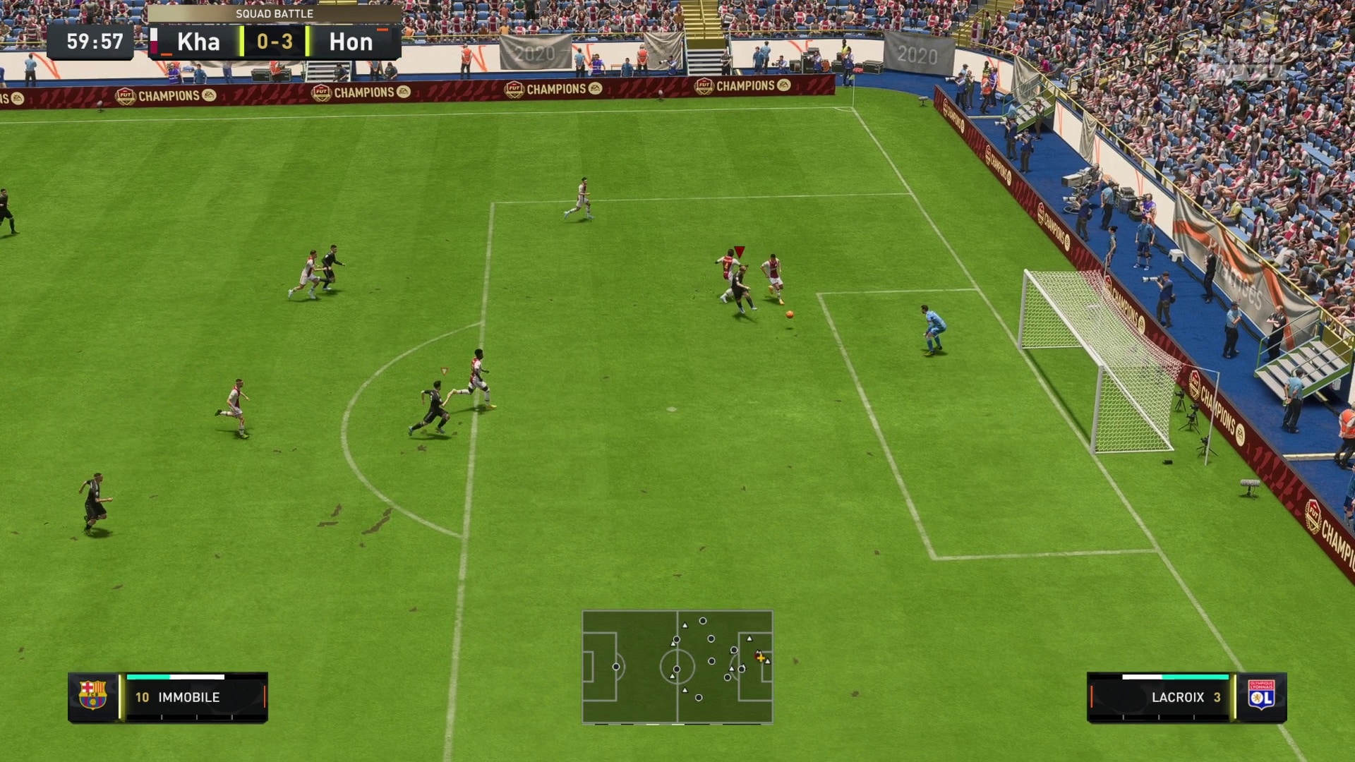 (En las capturas de pantalla, FIFA 23 no se ve mucho mejor en movimiento)