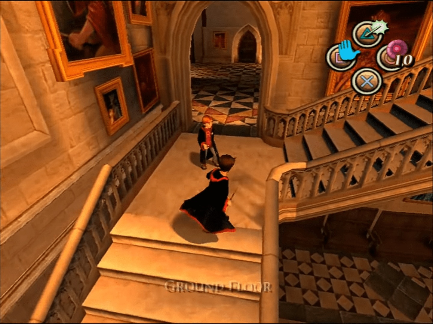 (Muitos fãs de Potter concordam: a versão PS2 da Câmara dos Segredos é um dos jogos de maior sucesso na franquia)