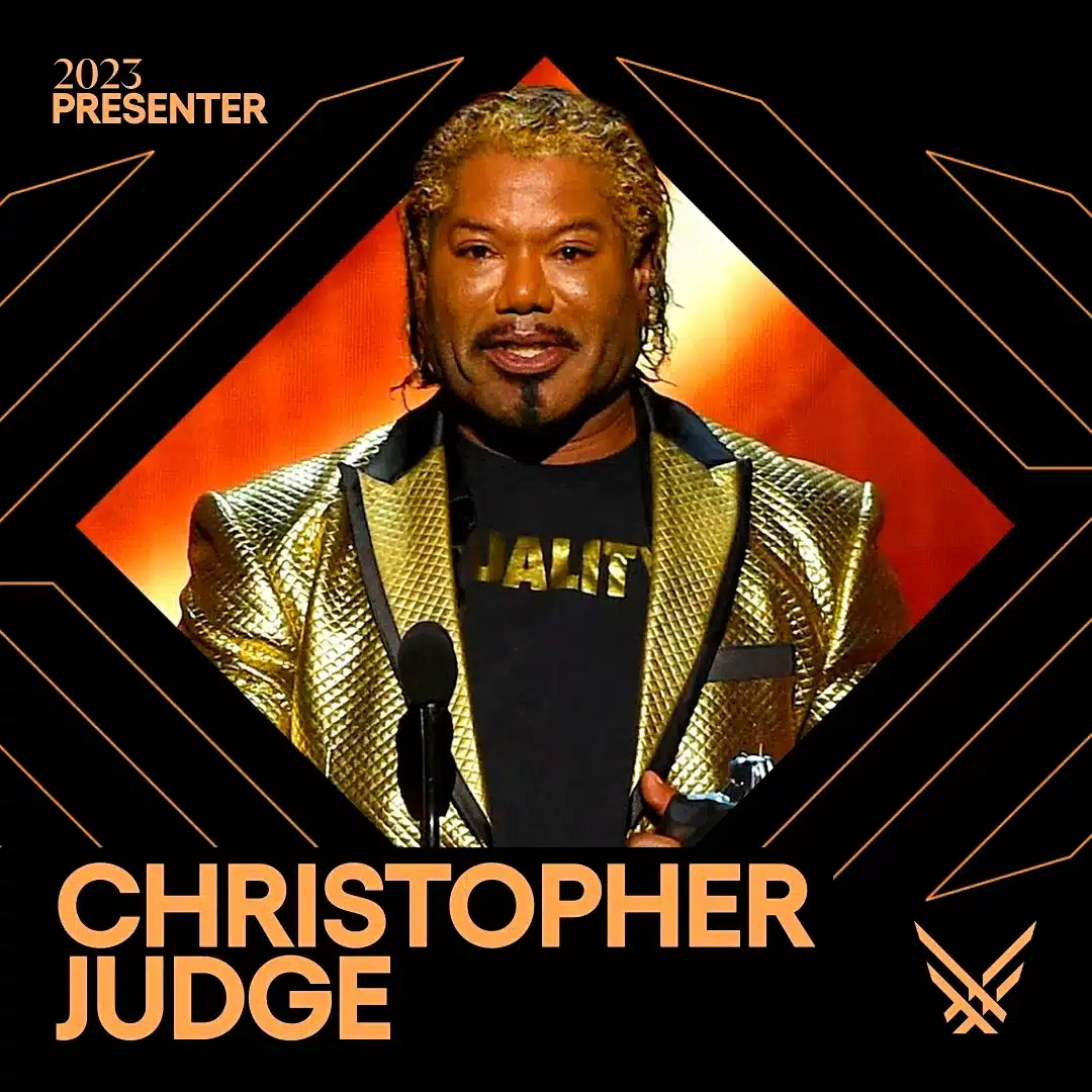 CHRISTOPHER JUDGE READ IT BOY CROWD REACTION GAME AWARDS 2018 CONTENT  CREATOR OF THE YEAR 
