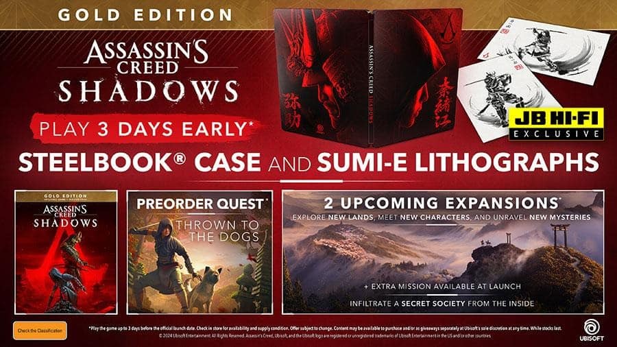 (With the Gold Edition you get two big expansions that will be released after the launch)