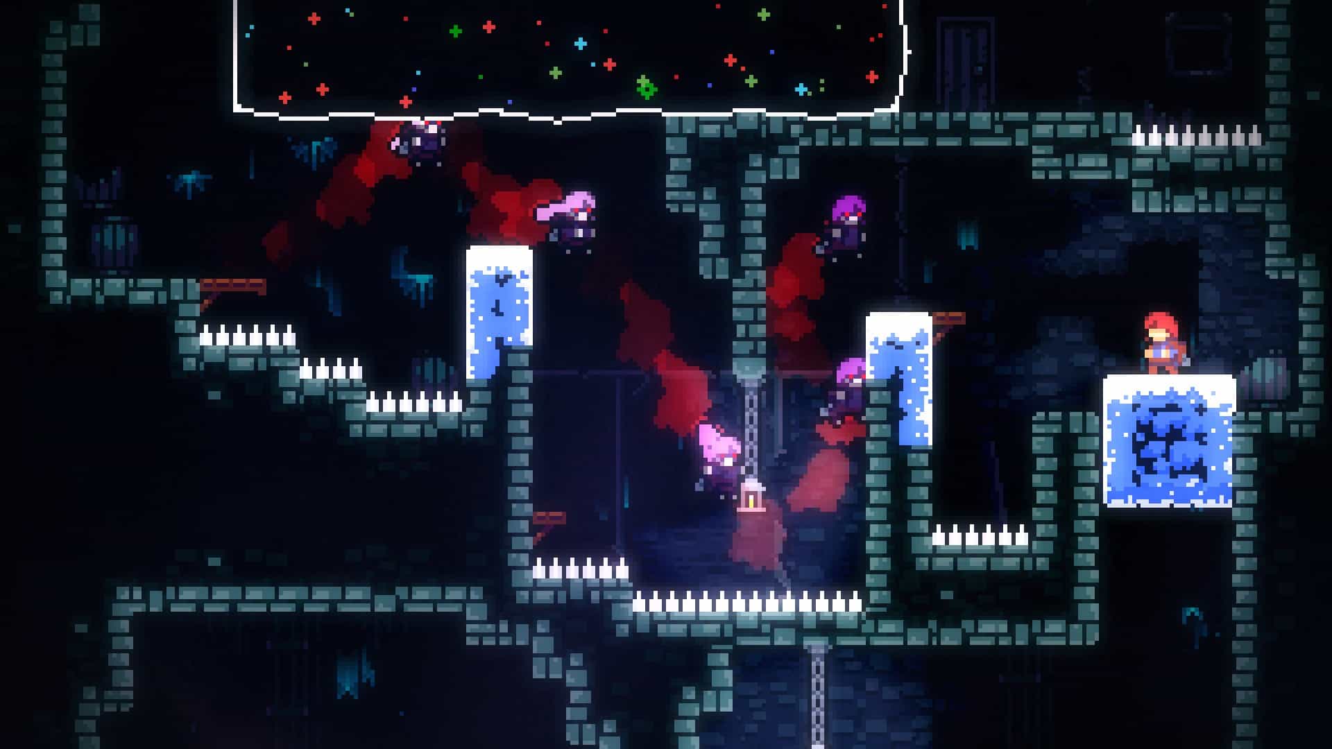 (In Celeste you sometimes run away from yourself.)