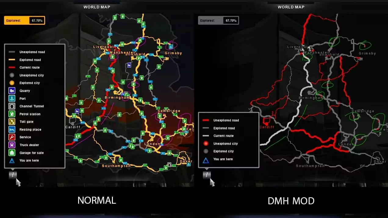 Discovery Map Helper stellt die Map optisch ansprechender dar. Credit: Art.Stea1th